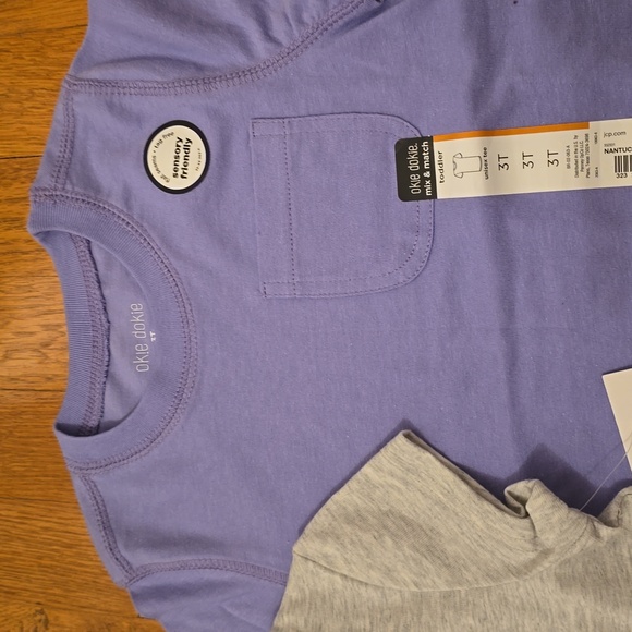 OKIE DOKIE AND JUMPING BEANS TODDLER GIRLS TEES BUNDLE OF TWO SIZE 3T - Picture 3 of 9